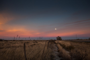 Sunset in the Guadalupe Mountains National Park, USA