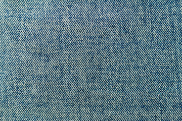 Vintage blue jeans, denim texture background.