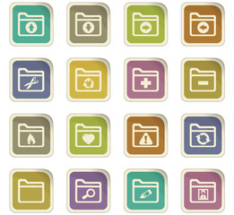 Folders icons set