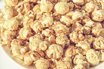 Popcorn on the table