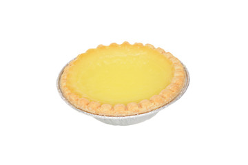 isolated lemon tart