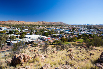 Fototapeta na wymiar View over Alice Springs