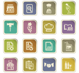 Job icons set