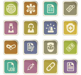 Job icons set