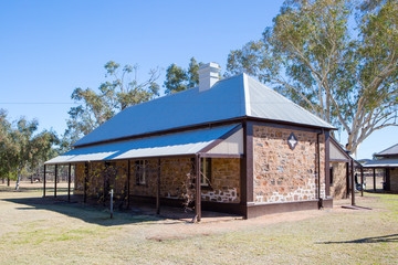 Fototapeta na wymiar Alice Springs Telegraph Station Historical Reserve