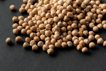 Macro shot of soybeans