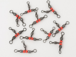 Fishing gear on a white background.