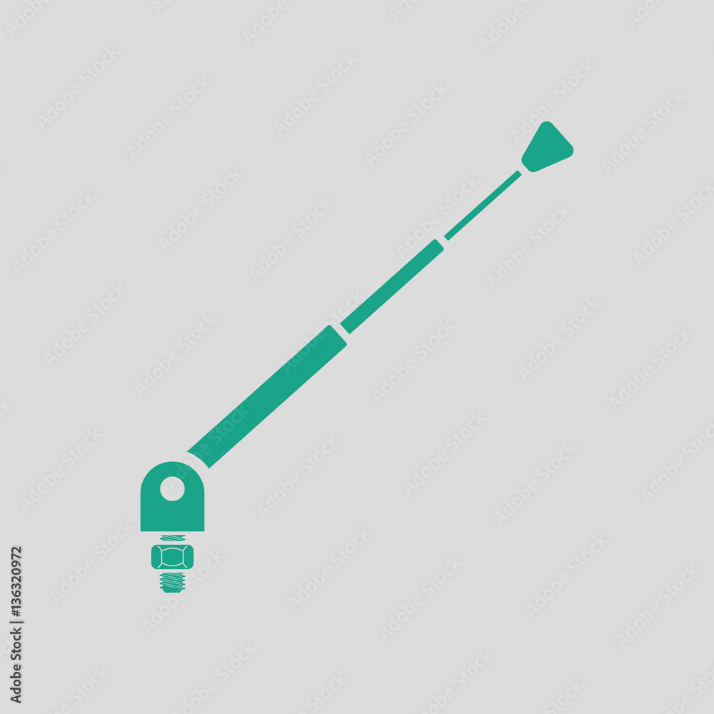 Poster Radio antenna component icon