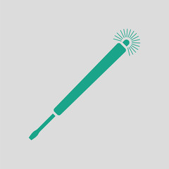 Electricity test screwdriver icon