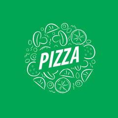 pizza vector logo