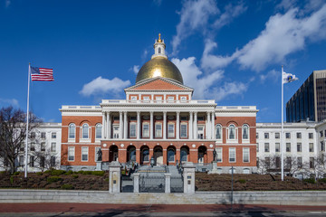 Obraz premium Massachusetts State House - Boston, Massachusetts, USA