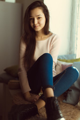 Fototapeta premium beautiful asian girl