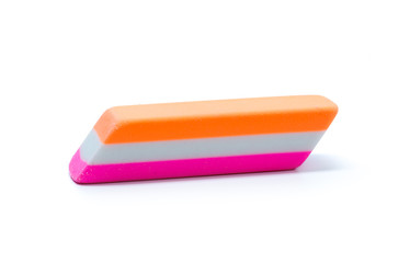 Eraser isolated on a white background