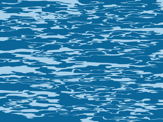 Texture of sea water. Vector illustration