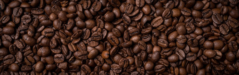 Coffee beans background