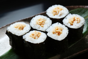 寿司　納豆巻き