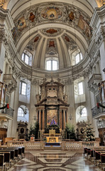 Fototapeta na wymiar The Cathedral of Salzburg