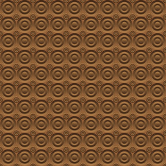 Abstract brown background circles volume