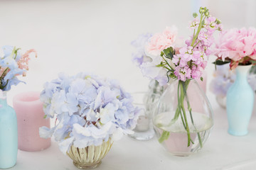 flower decorations for holidays and wedding dinner