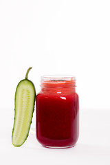 Bank smoothies and cucumber