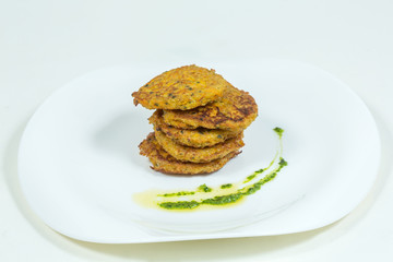 Zucchini pancakes