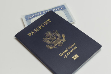passport with social security card