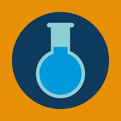 test tube icon image vector illustration design 