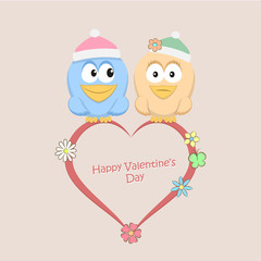 Illustration of Love Birds