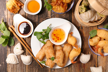 assorted asian cuisine