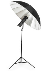 Studio lighting isolated on white