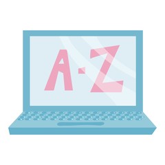 A Z computer icon, cartoon style