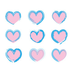 A heart. Valentine's Day. Vector illustration.