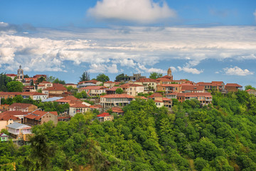 Fototapeta na wymiar small town Signagi, Kakheti region, Georgia