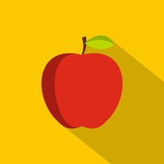 Apple icon, flat style