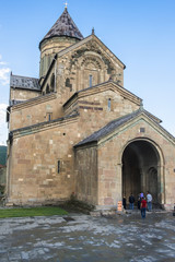 Svetitskhoveli Cathedral (Cathedral of the Living Pillar) in the historic town of Mtskheta, Georgia