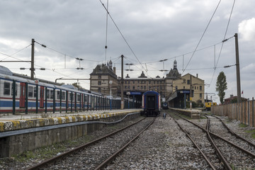 Fototapeta premium Details of historical haydarpasa train stations
