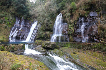 大分県竹田市　白水の滝