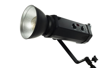 Studio lighting isolated on white