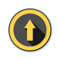 Ahead Up Arrow sign illustration