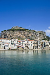 Fototapeta na wymiar Splendida costa di Cefalù, Palermo - Sicilia