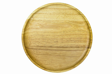 wooden dish isolate