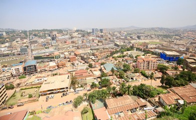 Fototapeta na wymiar ウガンダの街並み