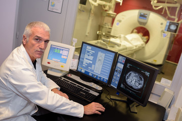 MRI technologist posing