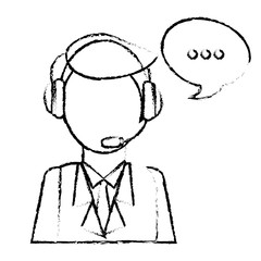 online support technical service or call center related icon image vector illustration design 