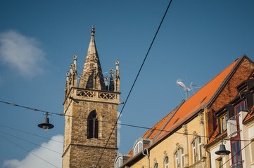 Fototapeta na wymiar Johannisturm in Erfurt