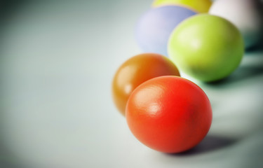 Colorful Easter eggs