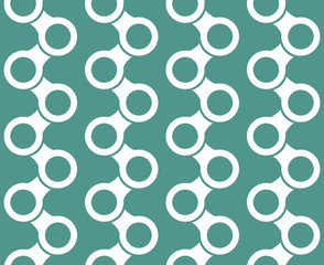 Vector seamless pattern. Modern stylish texture. Repeating geometric objects.