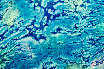 Obraz premium tie dye on silk fabric texture 