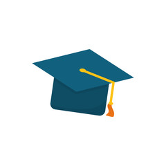 Student graduation hat icon vector illustration graphic design