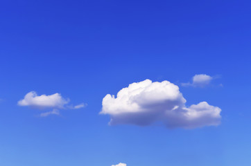 blue sky with cloud closeup.Closeup blue sky and fluffy clouds b